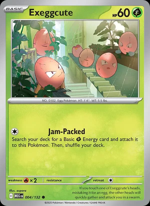 Exeggcute 004/132 from Mega Evolution