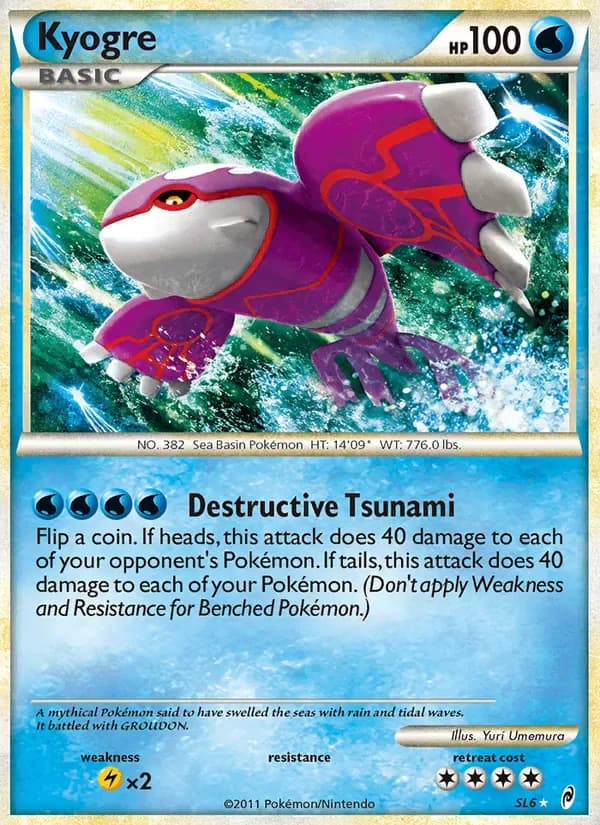 Kyogre SL6/95 from Call of Legends