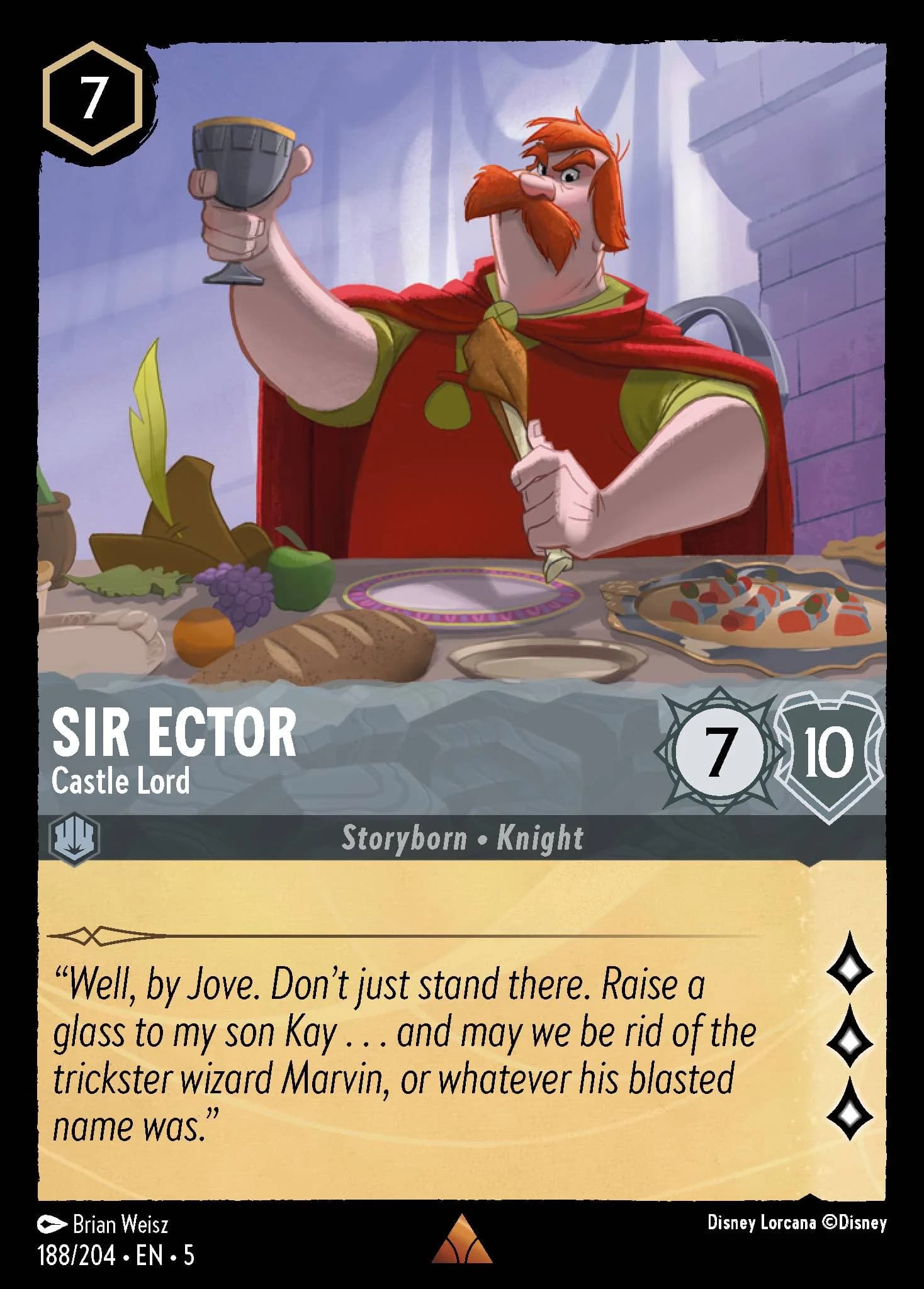 Sir Ector - Castle Lord 188/204 from Shimmering Skies