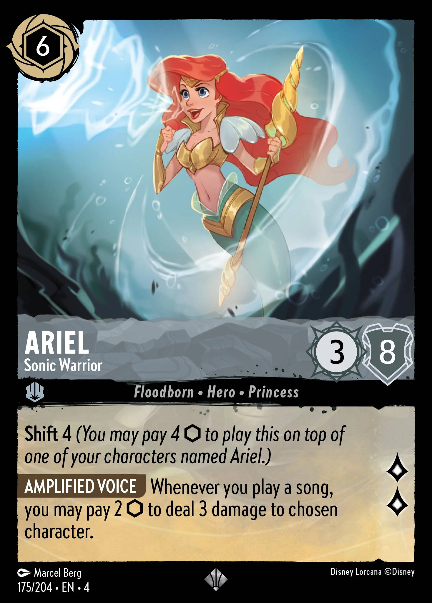 Ariel - Sonic Warrior 175/204 from Ursula's Return