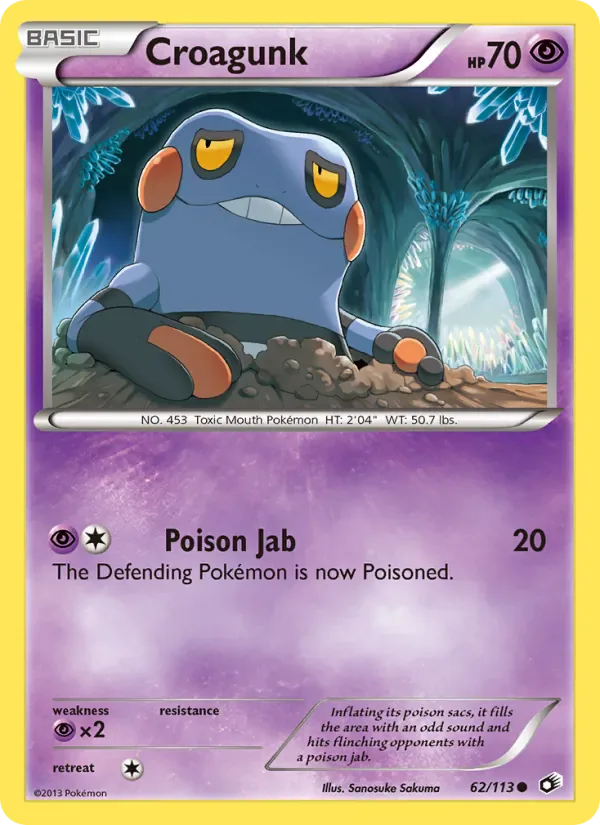 Croagunk 62/113 from Legendary Treasures