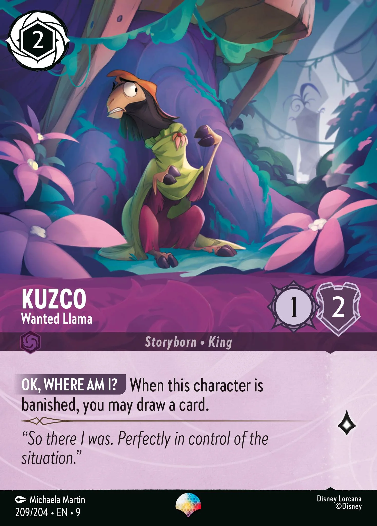 Kuzco - Wanted Llama 209/204 from Fabled