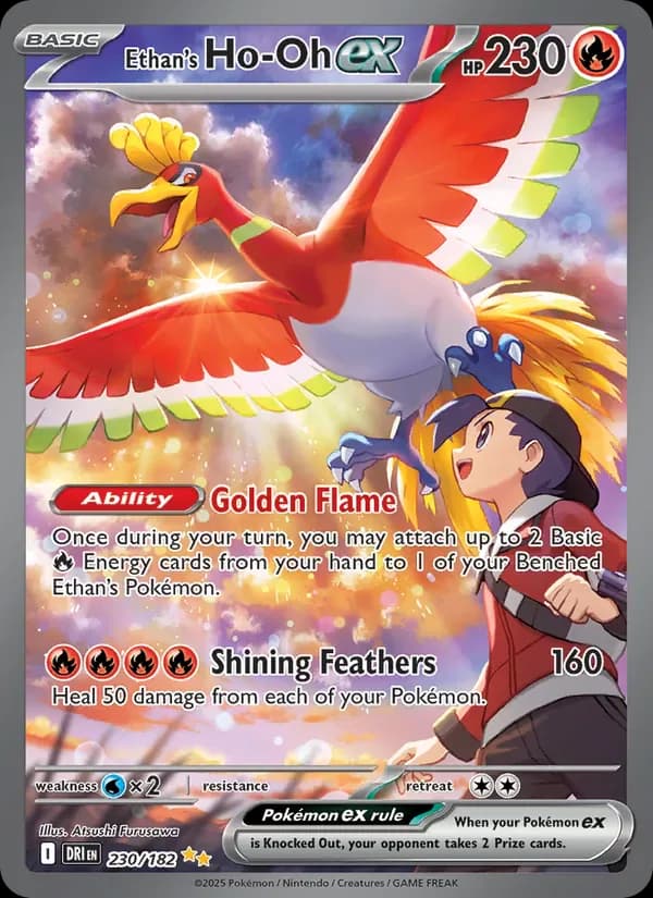 Ethan's Ho-Oh ex 230/182 from Destined Rivals