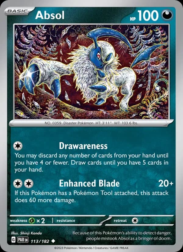 Absol 113/182 from Paradox Rift