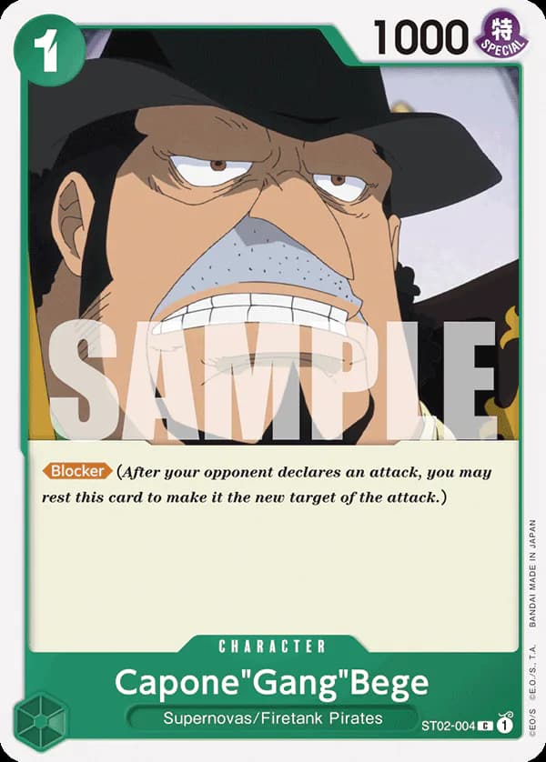 Capone"Gang"Bege ST02-004 Official alternate printing r1