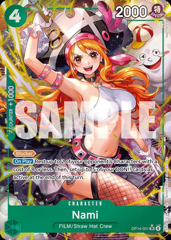 Nami OP14-031 Official alternate printing 1