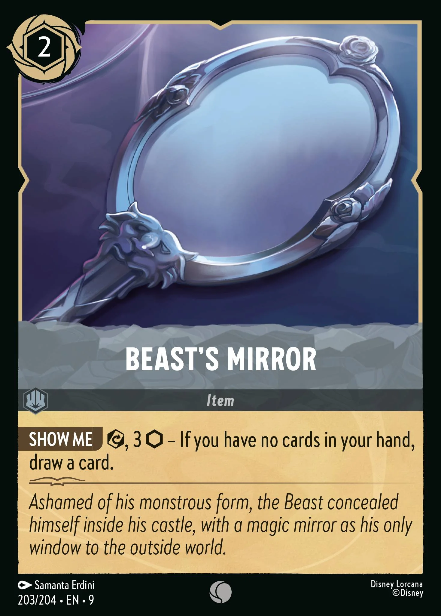 Beast's Mirror 203/204 from Fabled