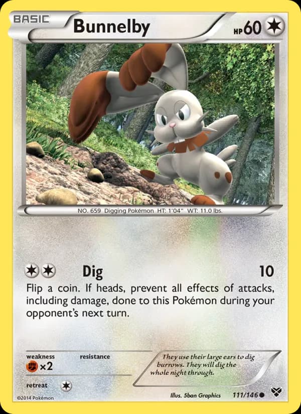 Bunnelby 111/146 from XY Base Set