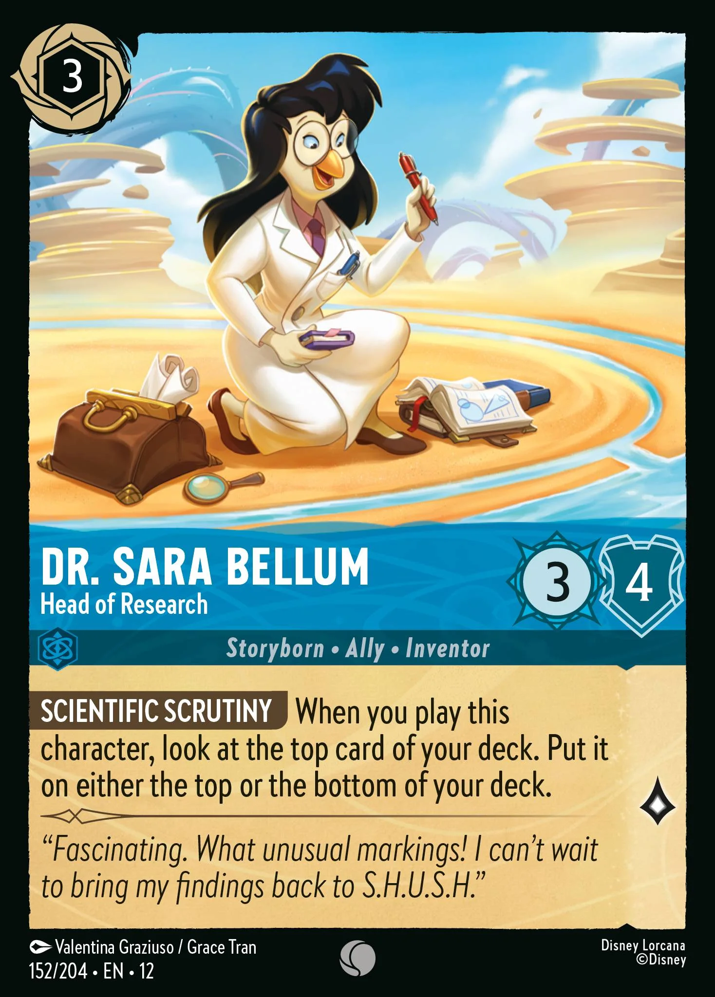 Dr. Sara Bellum - Head of Research 152/204 from Wilds Unknown