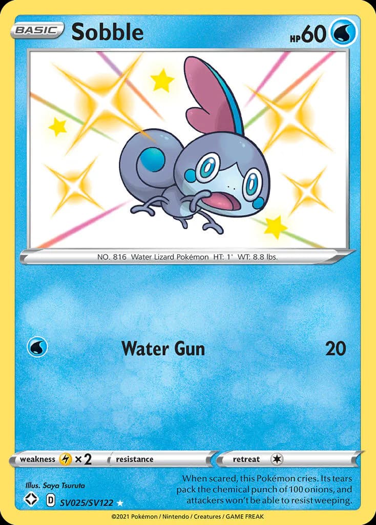 Sobble SV025/SV122 from Shining Fates