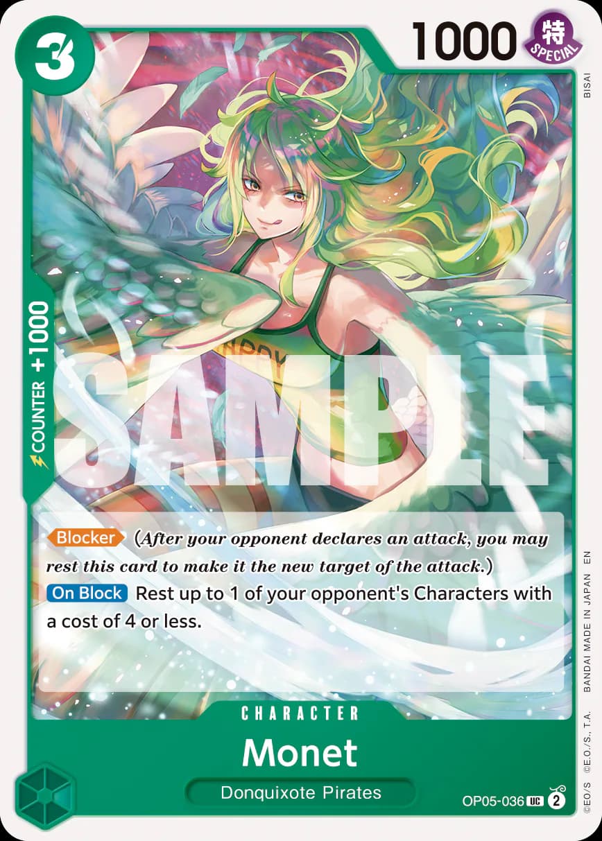 Monet OP05-036 Official alternate printing r1