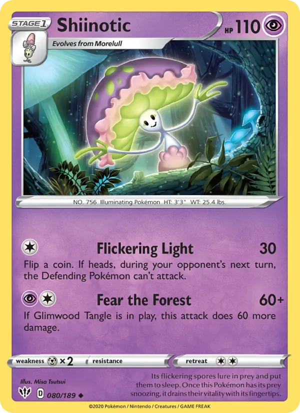 Shiinotic 80/189 from Darkness Ablaze