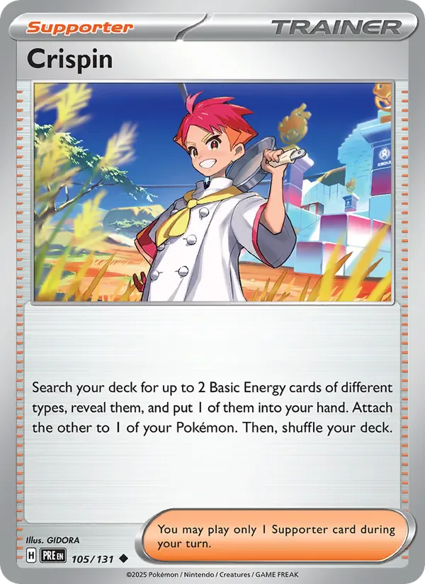Crispin 105/131 from Prismatic Evolutions