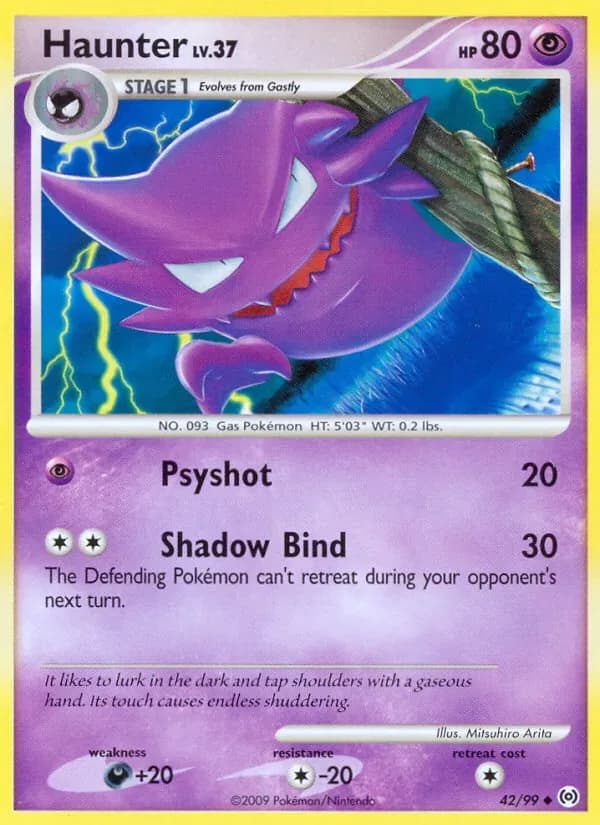 Haunter 42/99 from Arceus