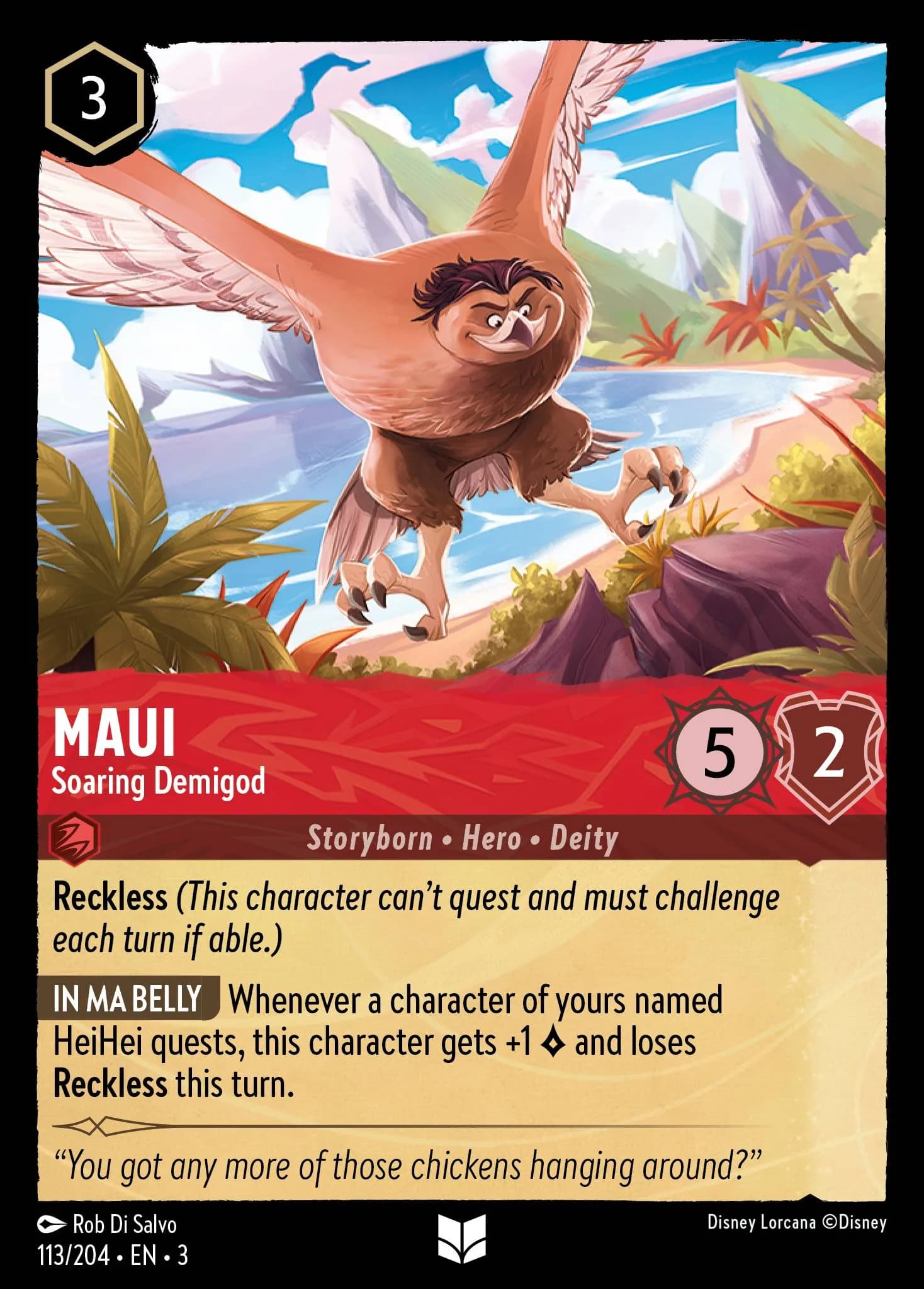 Maui - Soaring Demigod 113/204 from Into the Inklands