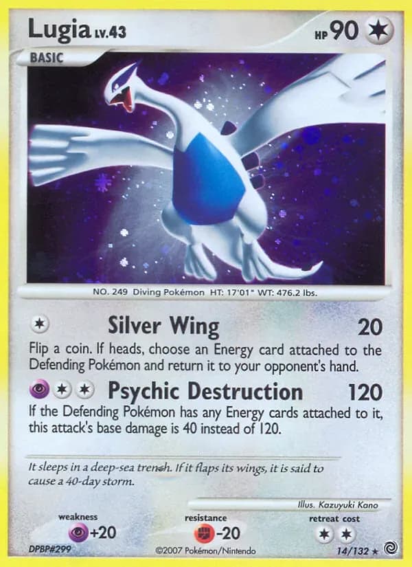Lugia 14/132 from Secret Wonders