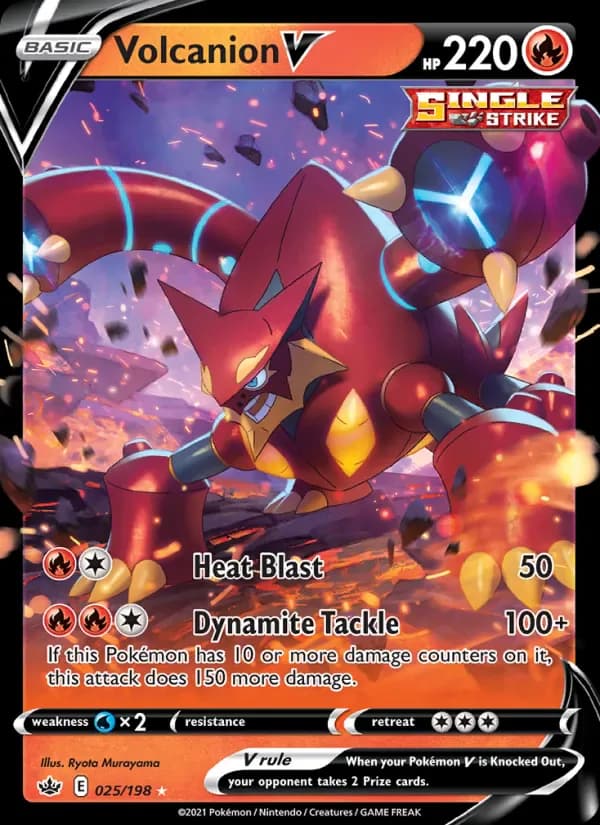 Volcanion V 25/198 from Chilling Reign