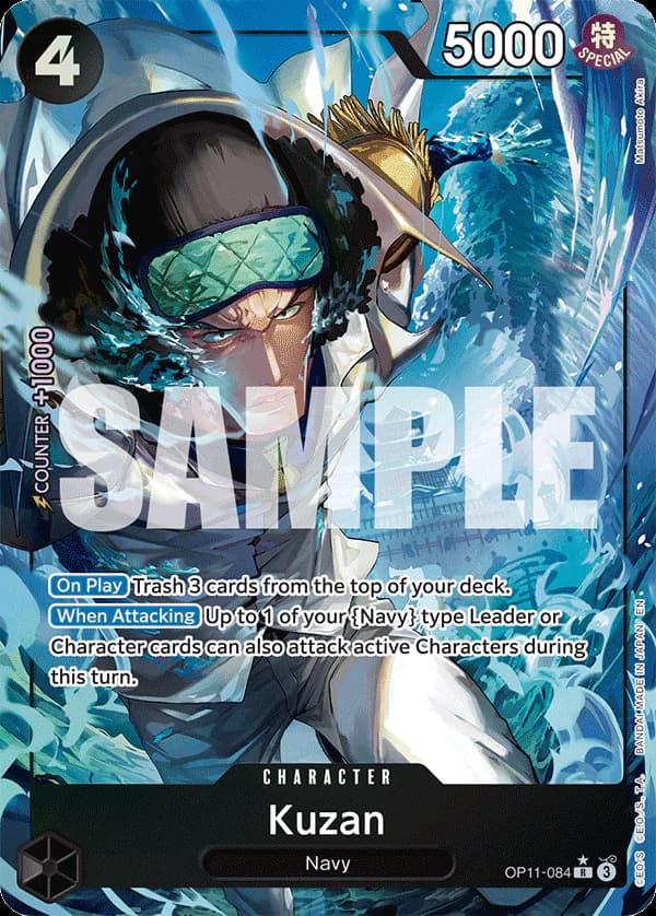 Kuzan OP11-084 Official alternate printing 1