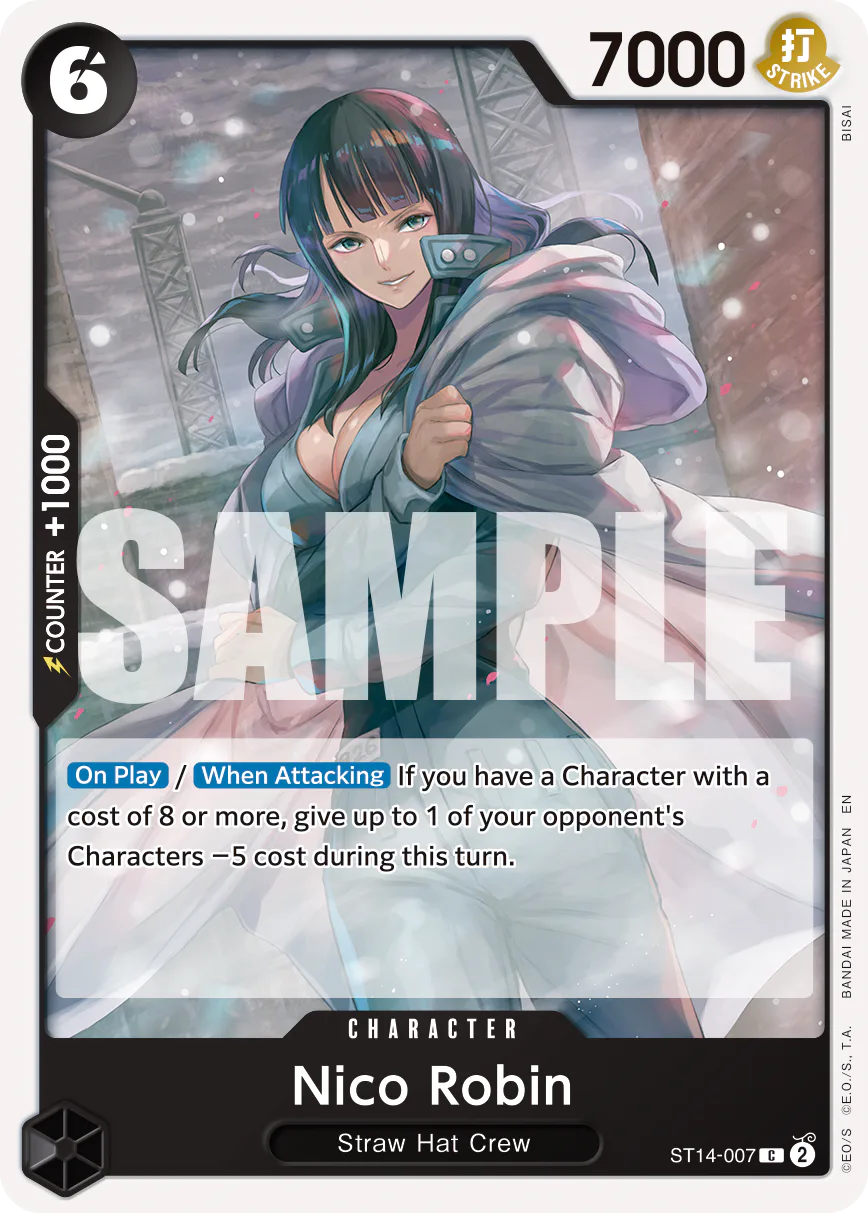 Nico Robin ST14-007 Official alternate printing r1