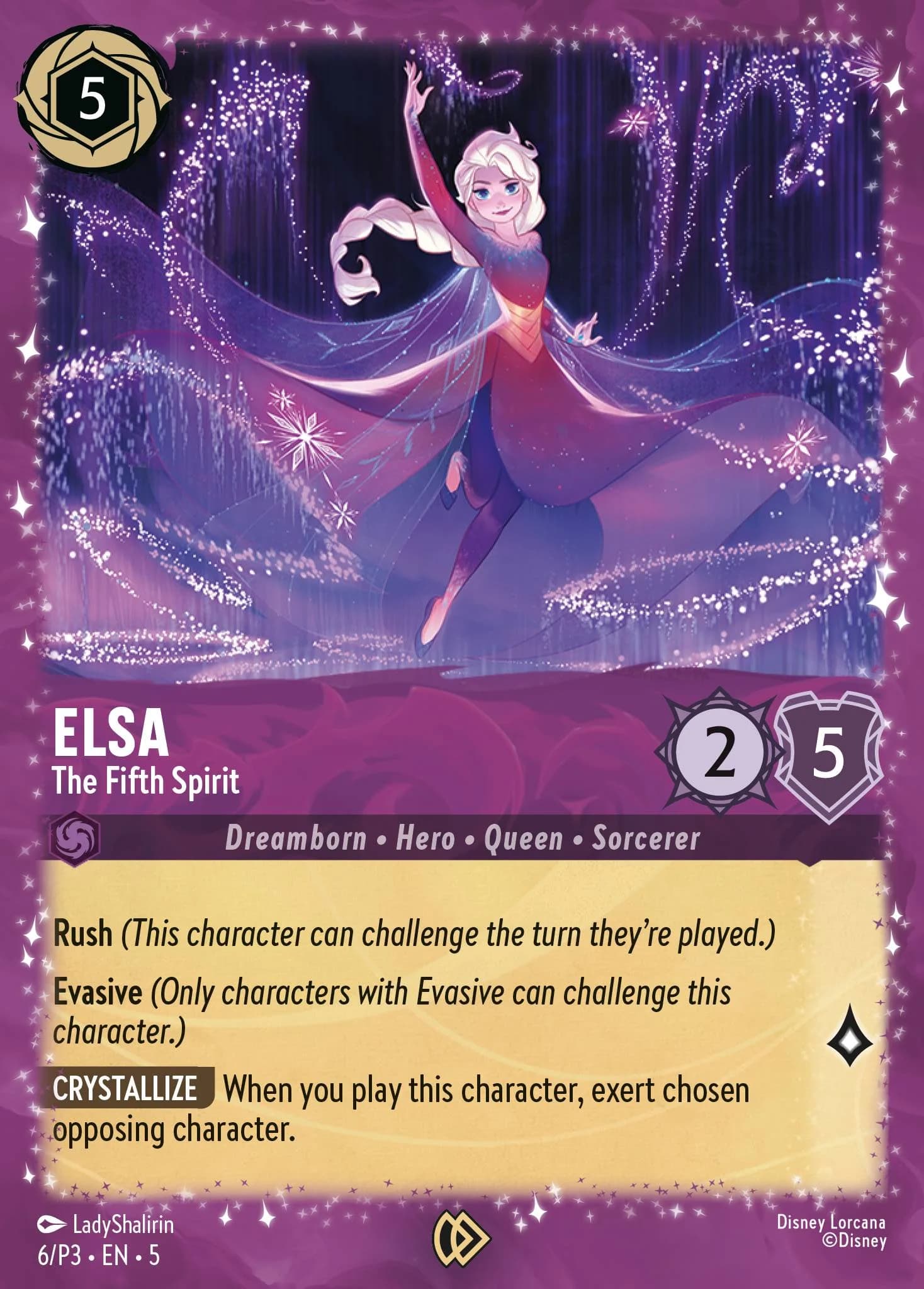 Elsa - The Fifth Spirit 6/P3 from Shimmering Skies