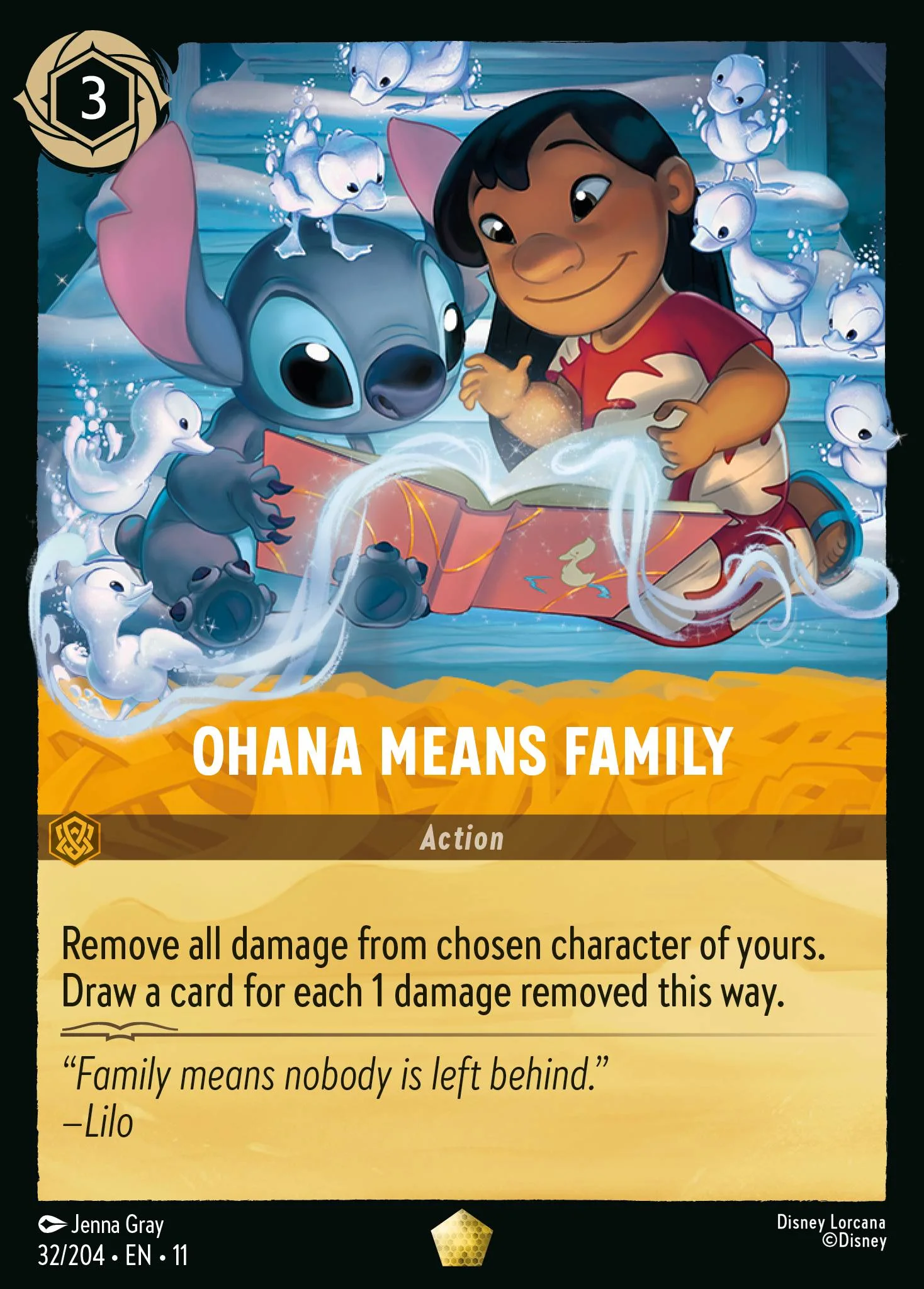 Ohana Means Family 32/204 from Winterspell