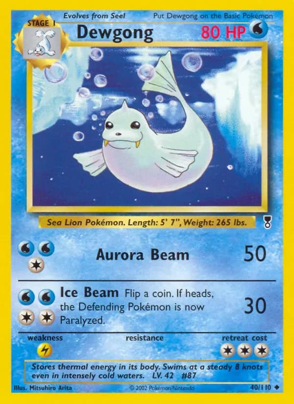 Dewgong 40/110 from Legendary Collection
