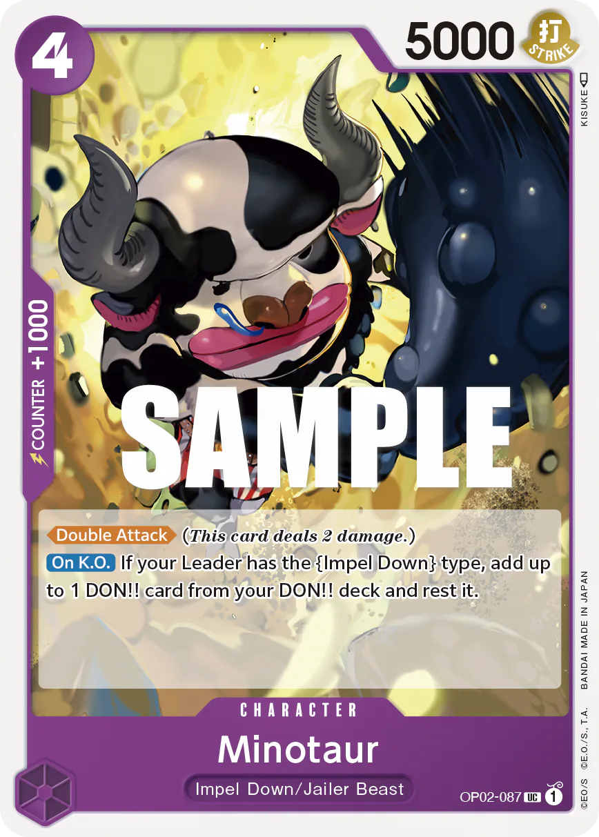 Minotaur OP02-087 Standard printing