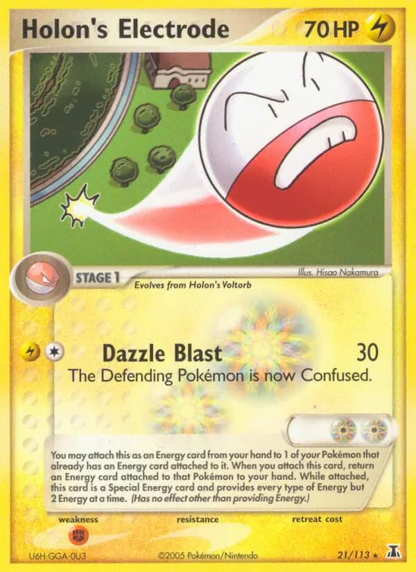 Holon's Electrode 21/113 from EX Delta Species