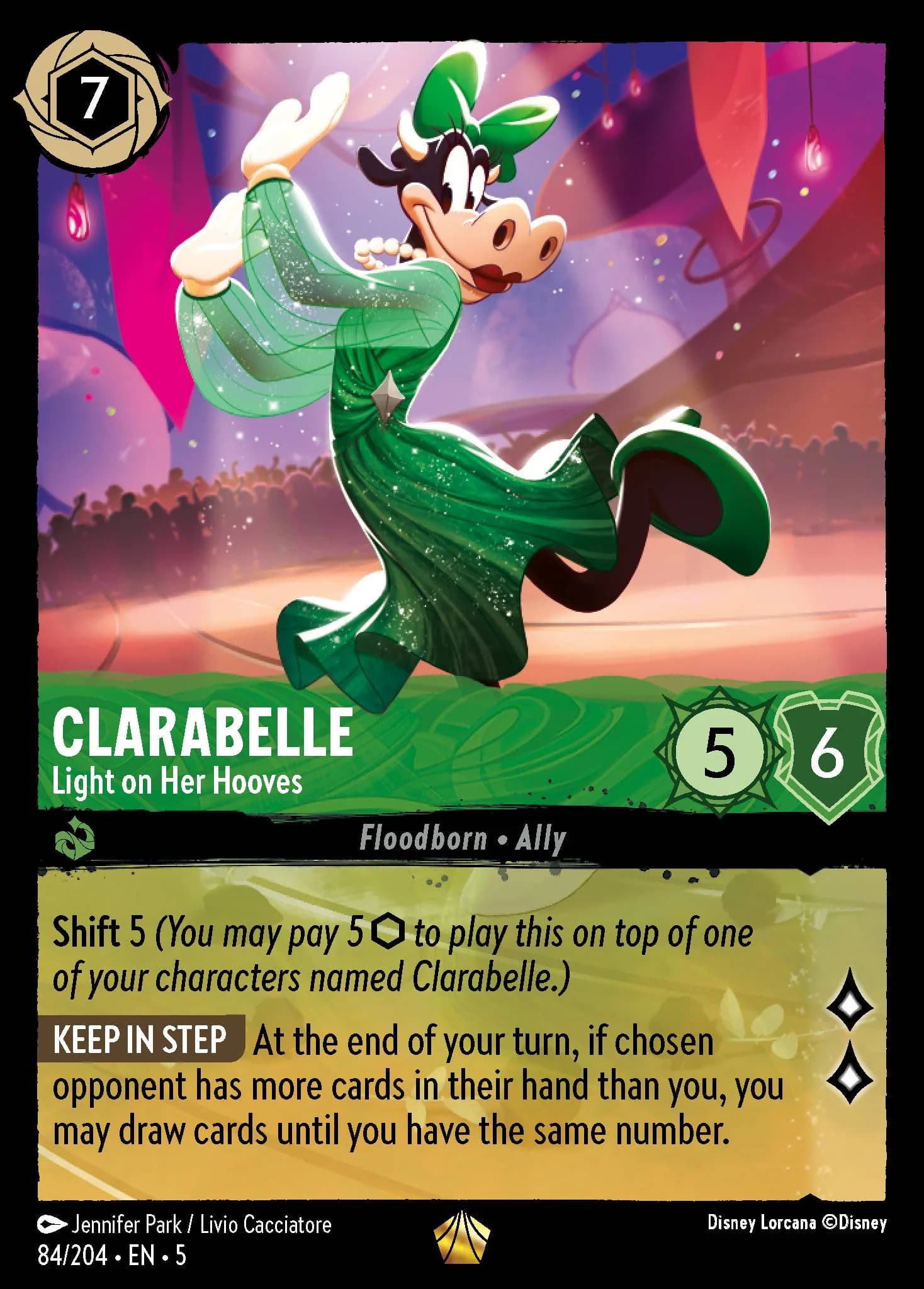 Clarabelle - Light on Her Hooves 84/204 from Shimmering Skies
