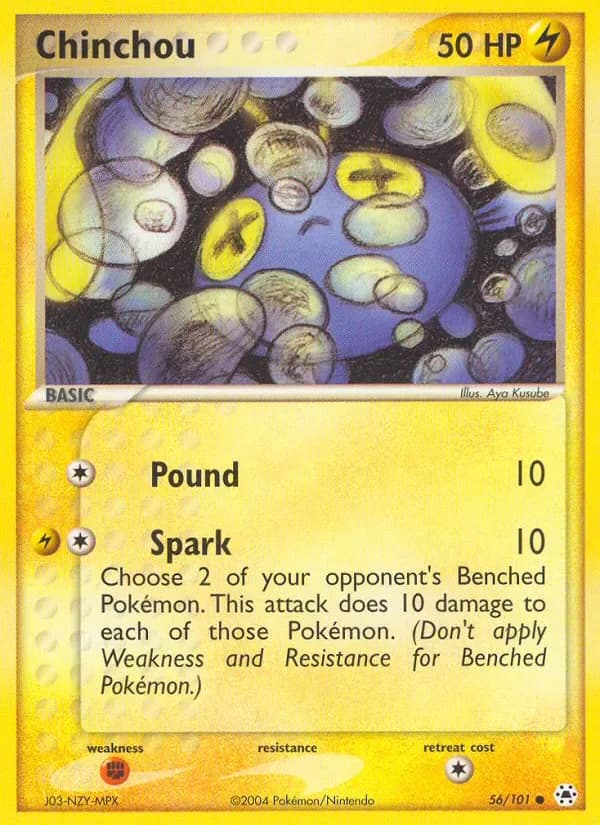 Chinchou 56/101 from EX Hidden Legends