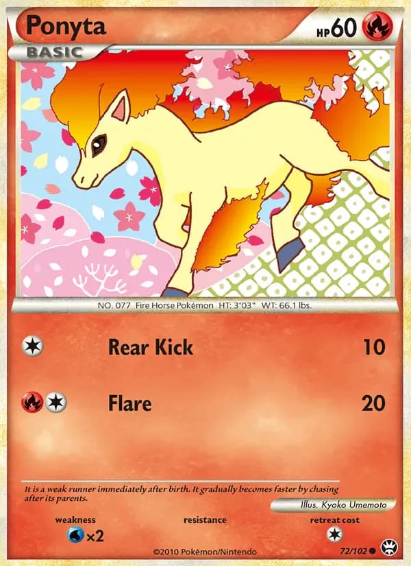Ponyta 72/102 from Triumphant