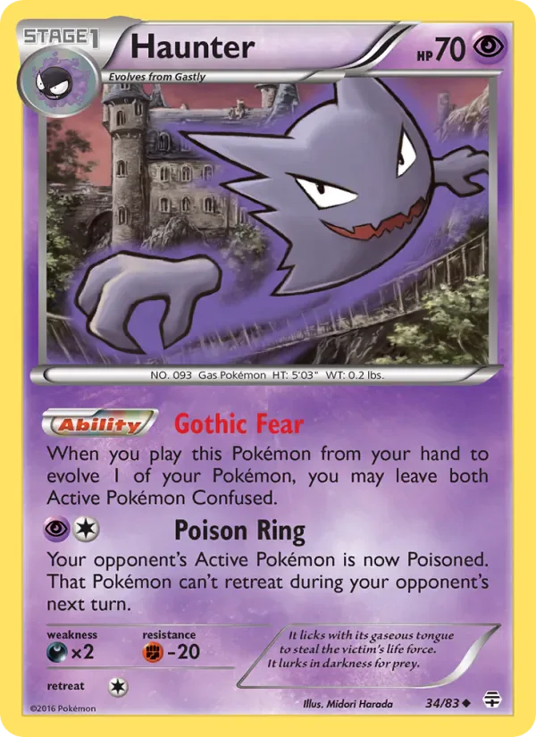 Haunter 34/83 from Generations