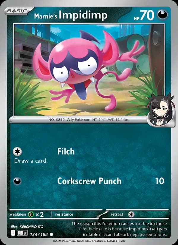 Marnie's Impidimp 134/182 from Destined Rivals