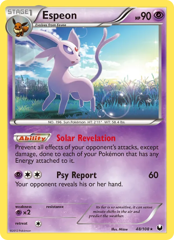 Espeon 48/108 from Dark Explorers
