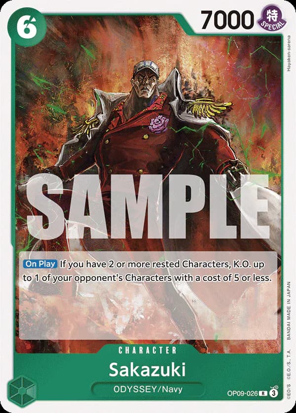 Sakazuki OP09-026 Standard printing