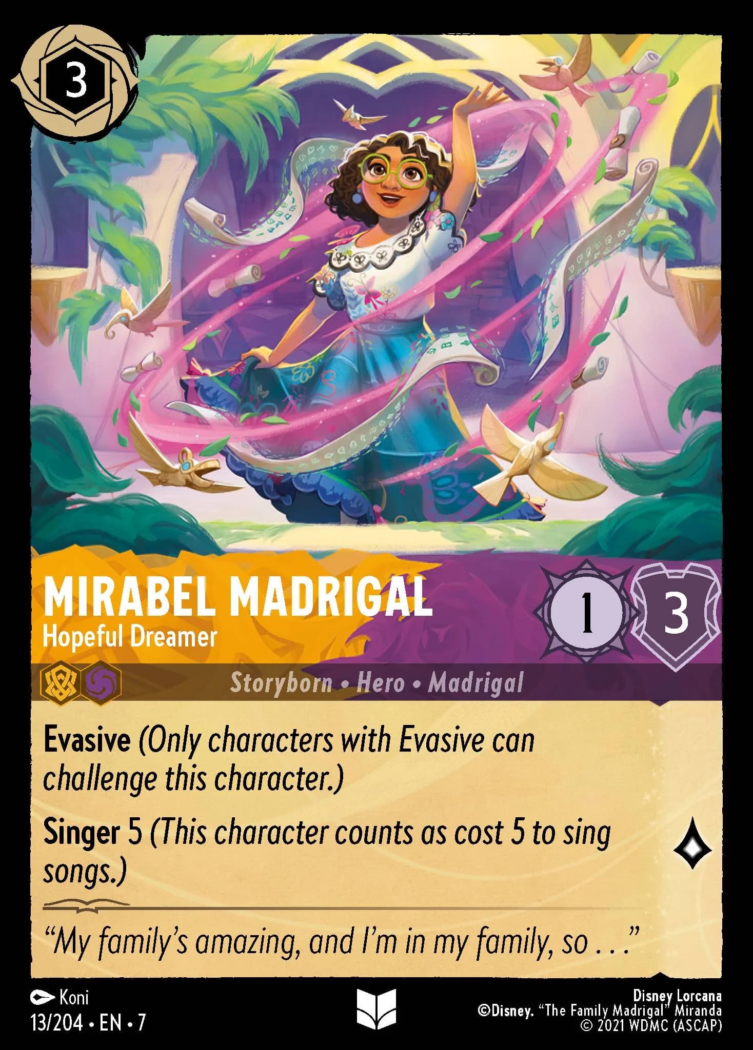 Mirabel Madrigal - Hopeful Dreamer 13/204 from Archazia's Island