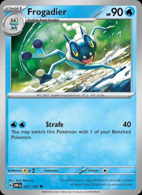 Frogadier 057/197 from Obsidian Flames