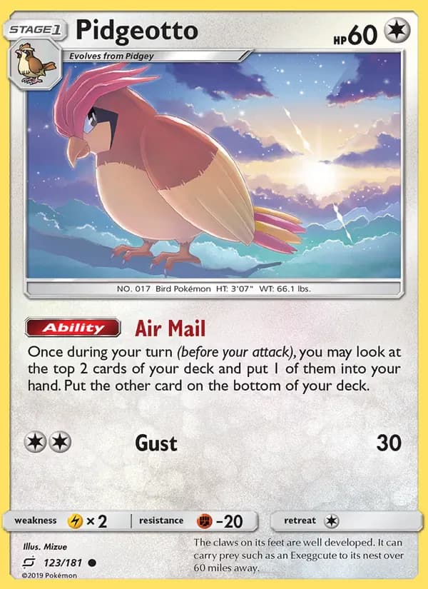Pidgeotto 123/181 from Team Up