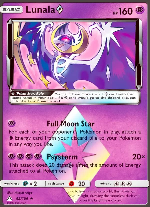 Lunala ◇ 62/156 from Ultra Prism