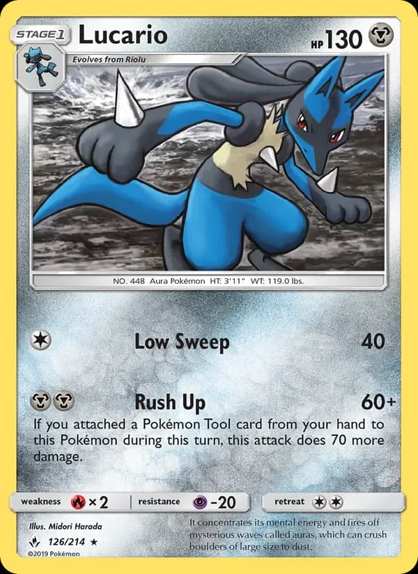 Lucario 126/214 from Unbroken Bonds