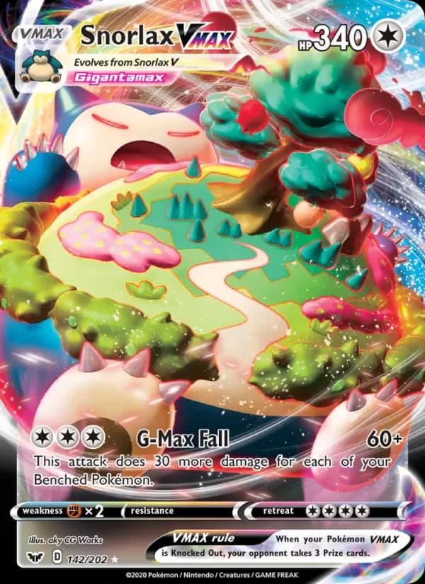 Snorlax VMAX 142/202 from Sword & Shield