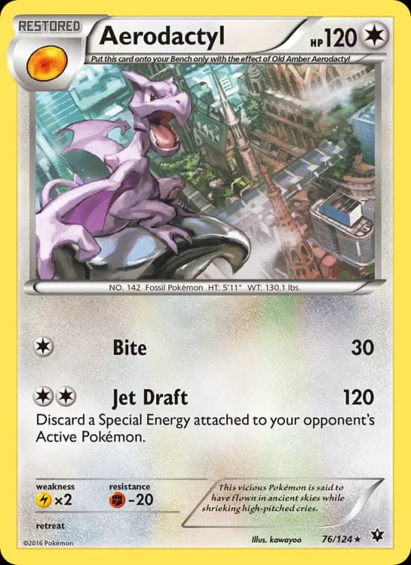 Aerodactyl 76/124 from Fates Collide