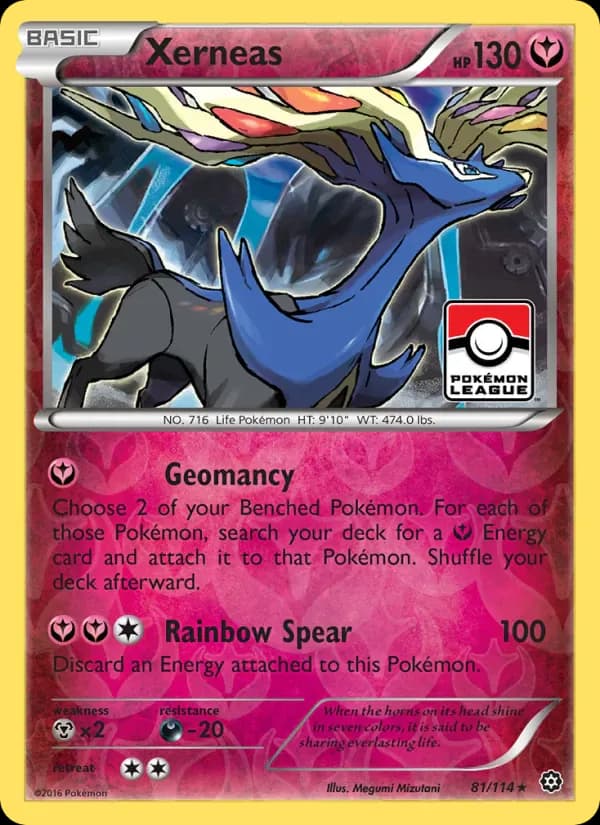 Xerneas 81/114 from Steam Siege