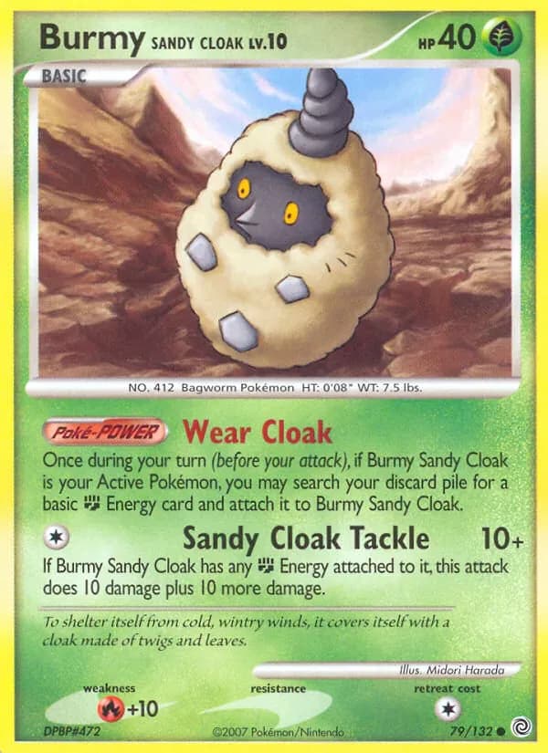 Burmy Sandy Cloak 79/132 from Secret Wonders
