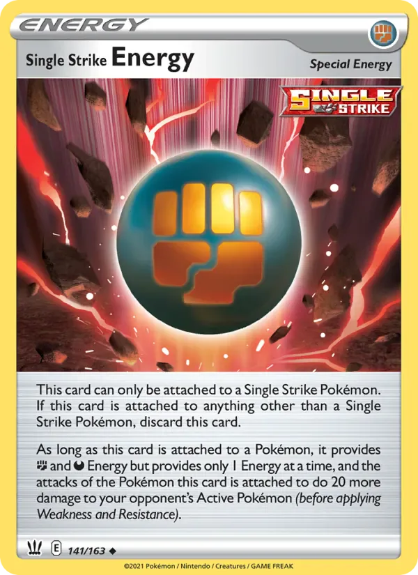 Single Strike Energy 141/163 from Battle Styles