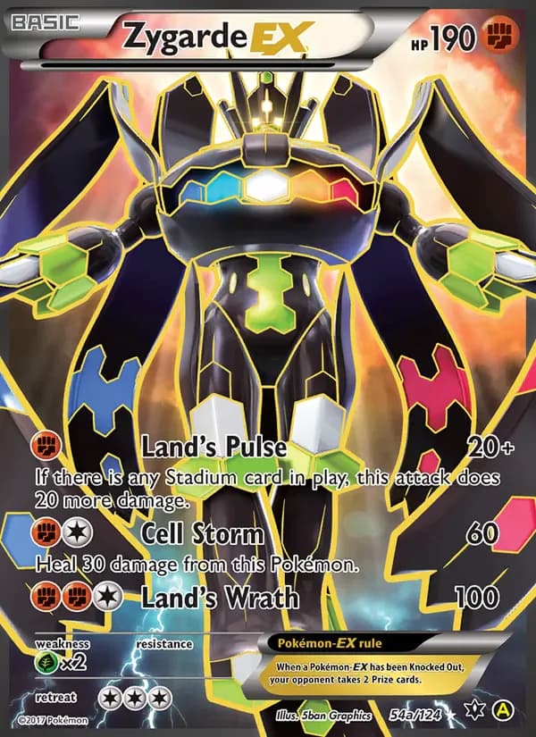 Zygarde EX 54a/124 from Fates Collide