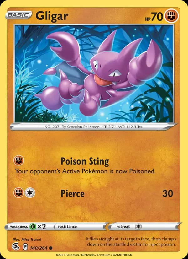 Gligar 140/264 from Fusion Strike