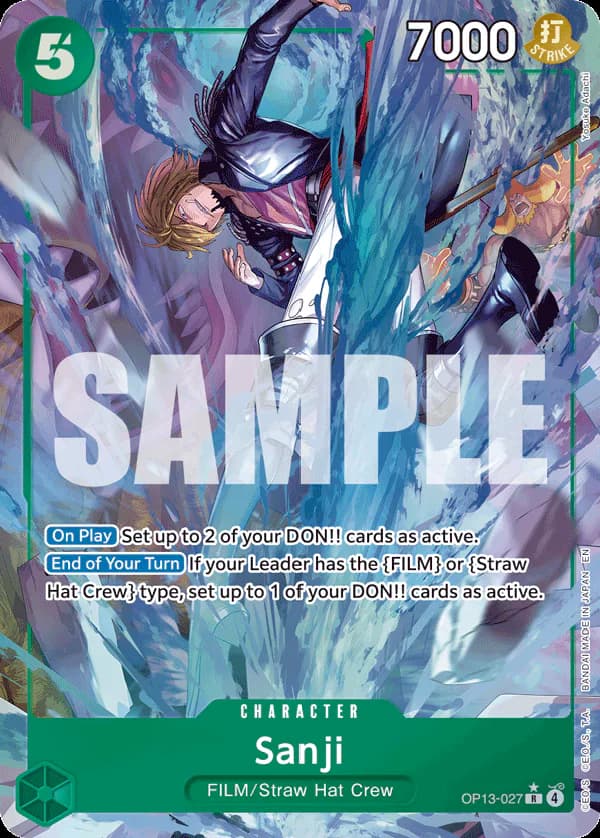 Sanji OP13-027 Official alternate printing 1