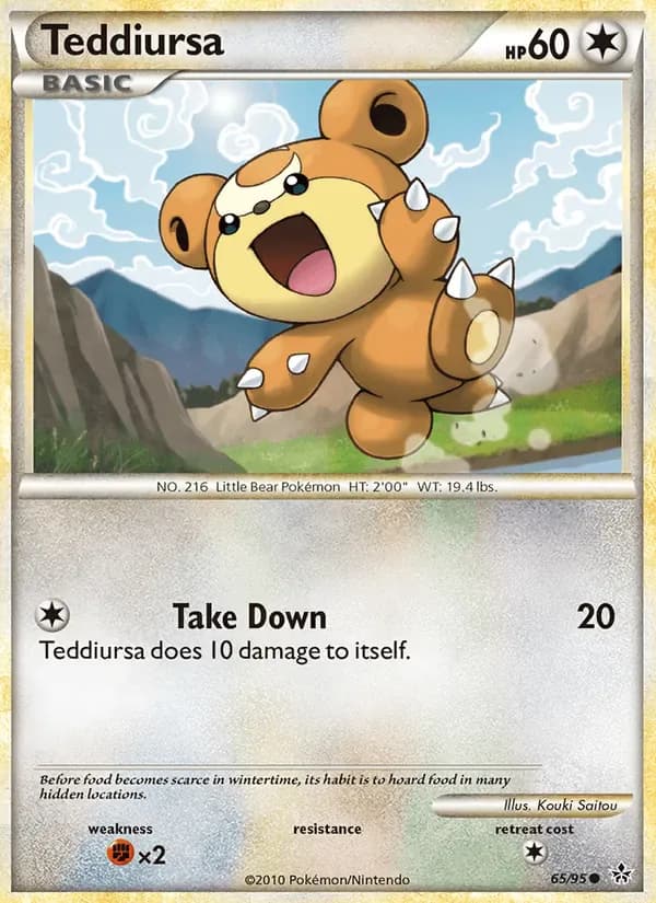 Teddiursa 65/95 from Unleashed