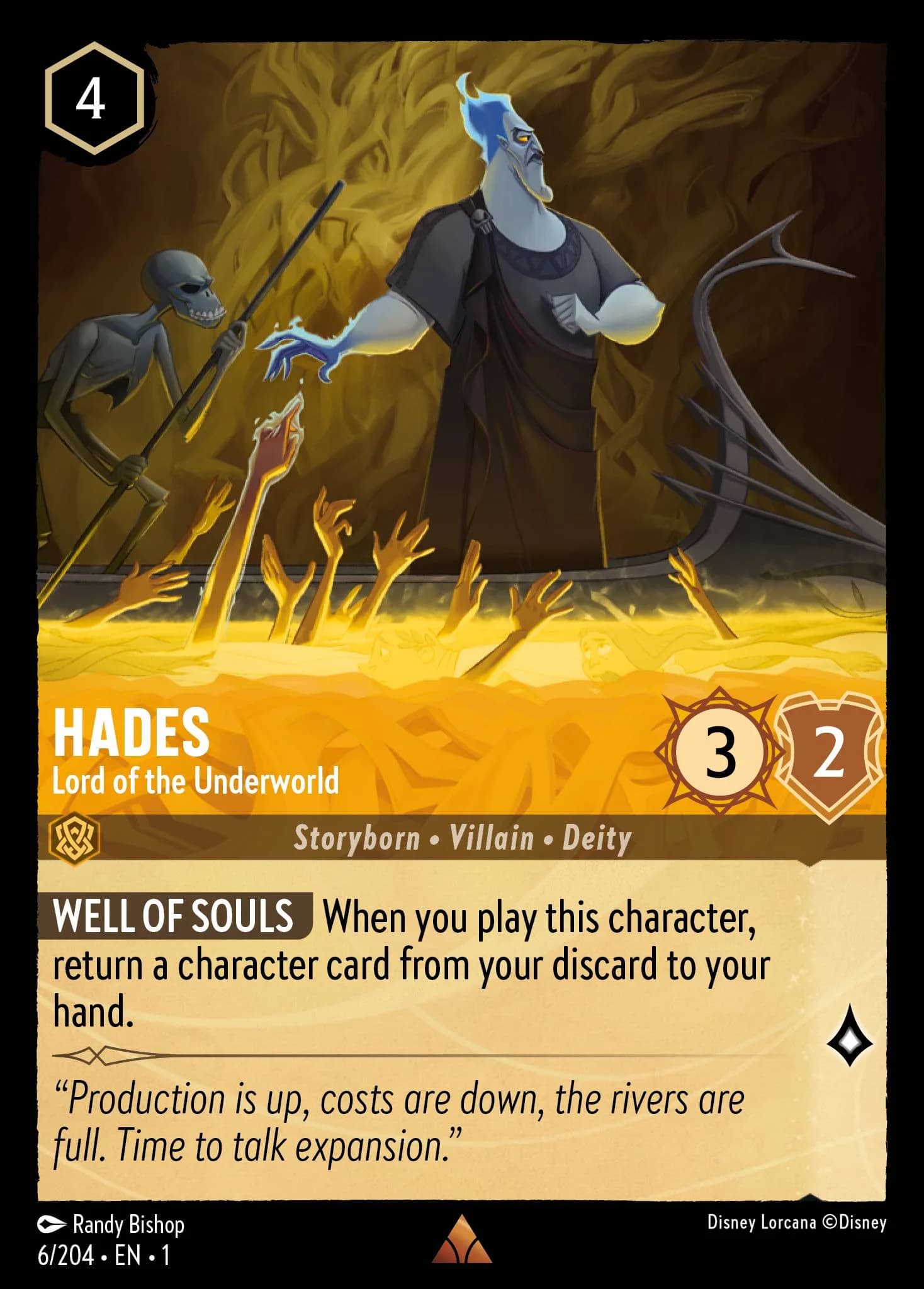 Hades - Lord of the Underworld 6/204 from The First Chapter